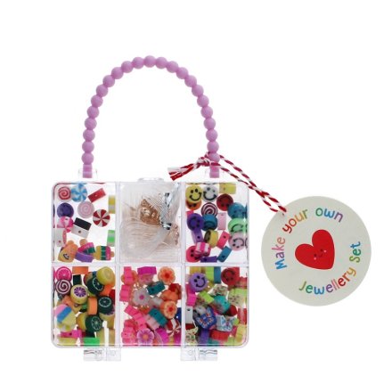 Make your own jewellery with this adorable handbag shaped beads set.