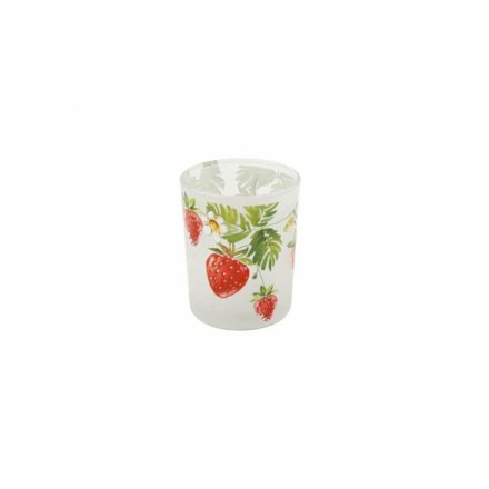 Strawberry Candle Holder, 6.5cm