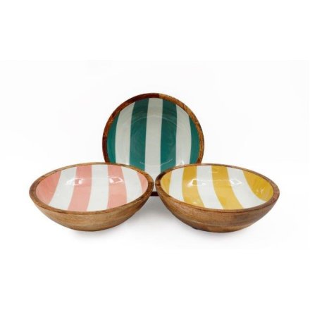 3/A Bowls Cabana Stripe, 25cm 
