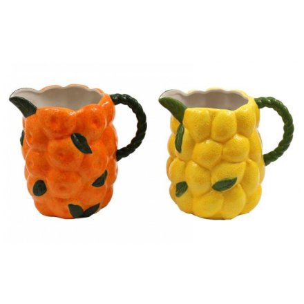 2/A Lemon & Orange Jug, 24cm 