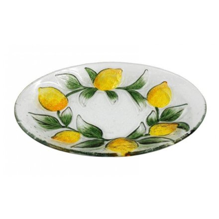 Citrus Glass Plate, 30.5cm