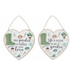 Spruce up your outdoor area with a touch of love and charm using these adorable hanging decorations. 