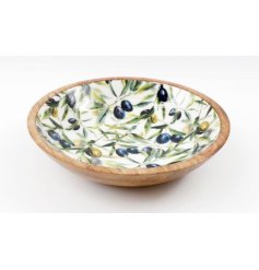 Enhance your table setting with this stylish olive bowl to elevate your dining experience.