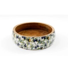 a stylish olive design serving bowl 