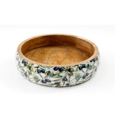 adding some nature to your table ware with this stylish olive bowl 