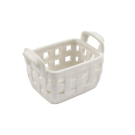 Decorative Lattice Basket, 15cm 