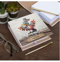 Fly through your to-do lists with our charming Scrap Bird Memo Pad, the perfect addition to your desk!