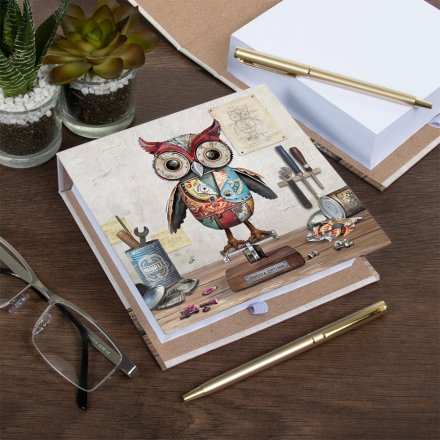 Scrap Owl Memo Pad