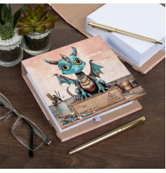 Jot down notes in style with our Scrap Dragon Memo Pad - the perfect note taking companion for fans of dragons!"