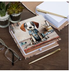 Fall in love with our Scrap Beagle Memo Pad - perfect for any note-taking needs!