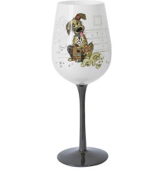 Celebrate your furry companion with the fun and chic Murphy Mutt Wine Glass.