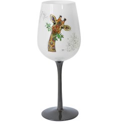 Sip in style with the elegant Gina Giraffe Wine Glass