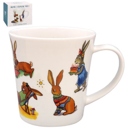 Gift Boxed Hare Mug 