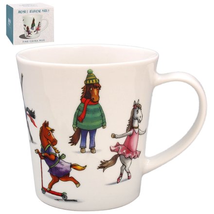 Gift Boxed Horses Mug