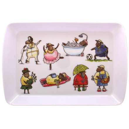 Small Sheep Serving Tray, 40cm 