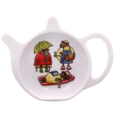 Spice up your kitchen with a playful tea bag holder! Perfect for a touch of whimsy while keeping your counter clean.