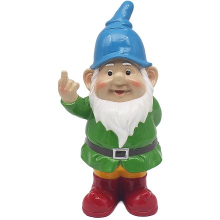 Naughty Gnome Middle Finger, 24cm 