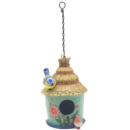Robin & Bluetit Nest Bird House