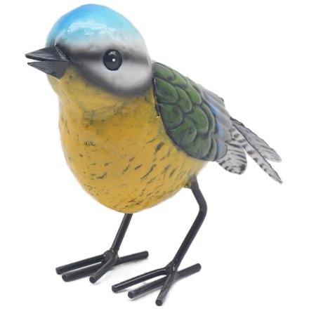 Bluetit Bright Eyes Garden Deco