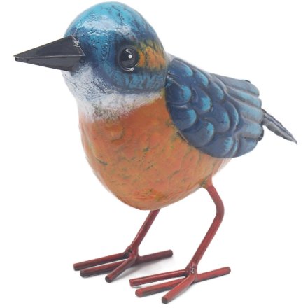 Bright Eyes Kingfisher Garden Deco