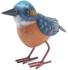 Bring the beauty of nature into your garden with Bright Eyes Kingfisher Garden Deco.