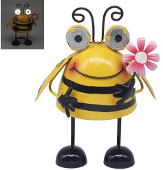 Let nature's cutest creatures light up your outdoor space with our Bright Eyes Bee Solar Led 