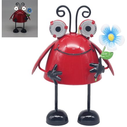 Solar Led Bright Eyes Ladybird 
