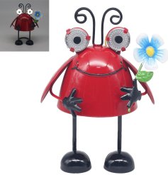 Brighten up your garden or patio with this cute lady bird solar light 