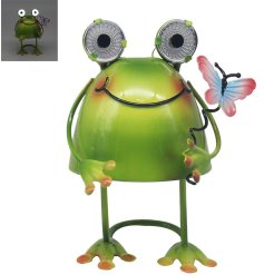 add some fun to tour garden and patio with this solar frog 