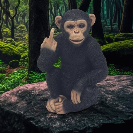 add some fun to your deco with this naught monkey 