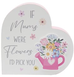 Give your mum a thoughtful gesture with our charming pink Mum Plaque.