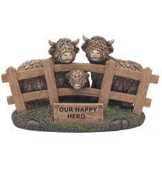 Bring some Scottish charm to your surroundings with our delightful Highland Cows from Our Happy Herd.