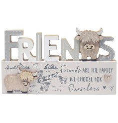 Introducing our delightful "Friends Are The Family We Choose For Ourselves" plaque, perfect for your home decor.