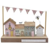 Add a touch of warmth and nostalgia to your shabby chic home with the charming Home Sweet Home House 