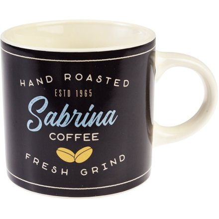 Experience a touch of nostalgia with our Vintage Coffee Mug - Sabrina - the perfect addition to your morning routine 