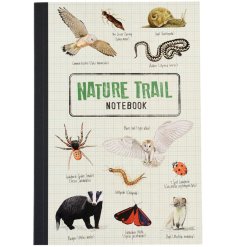 Escape the indoors and embrace the beauty of nature with our Nature Trail A5 Notebook, 