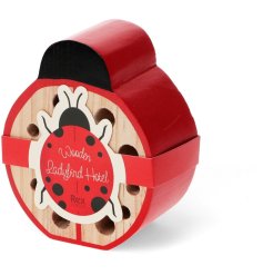  Create a cosy home for bugs in your garden with this wooden ladybird-shaped hotel from the popular Rex international.