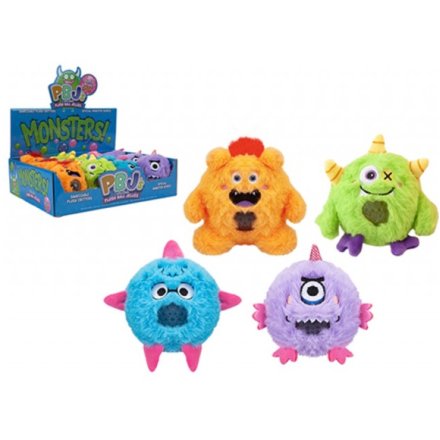 4/A Plush Jelly Monster Balls, 8cm 