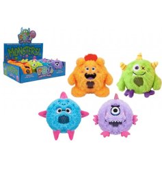 Introducing the adorable Pbjs Plush Ball Jelly Monsters! Ideal for monster enthusiasts, 