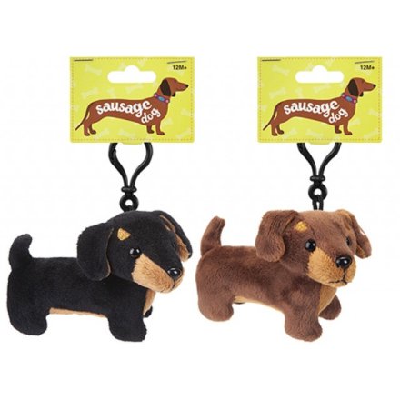 2/A Sausage Dog Clip On, 10cm 