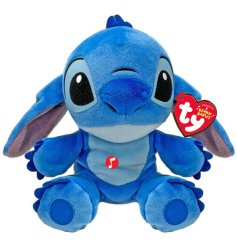 Meet Stitch, the adorable Beanie Baby stuffed animal with melodic tunes. A must-have TY collectible.