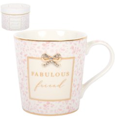 Cheers to fabulous friendships with our new Fabulous Friends Mug. 