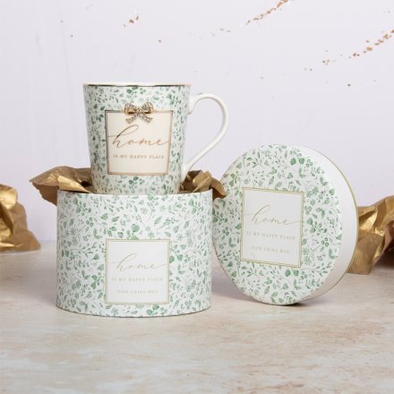 Find bliss in every sip with our Home Is My Happy Place Mug 