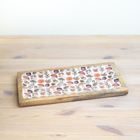 Add natural flair to your home with our Mushroom Serving Tray. 