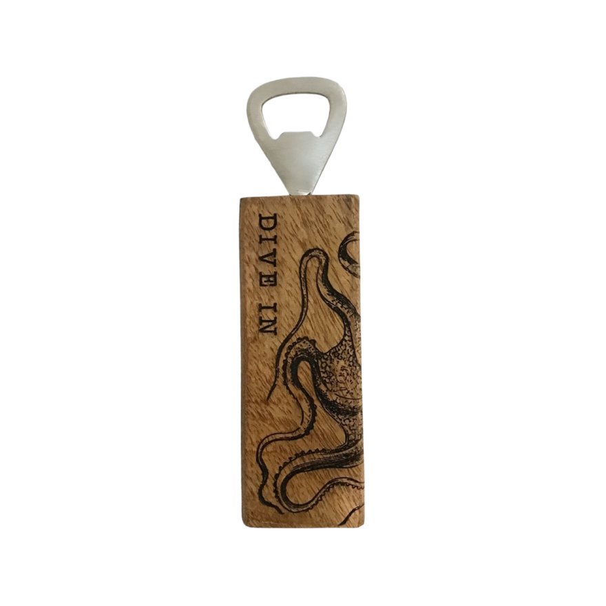 Rustic Octopus Bottle Opener, 16cm  