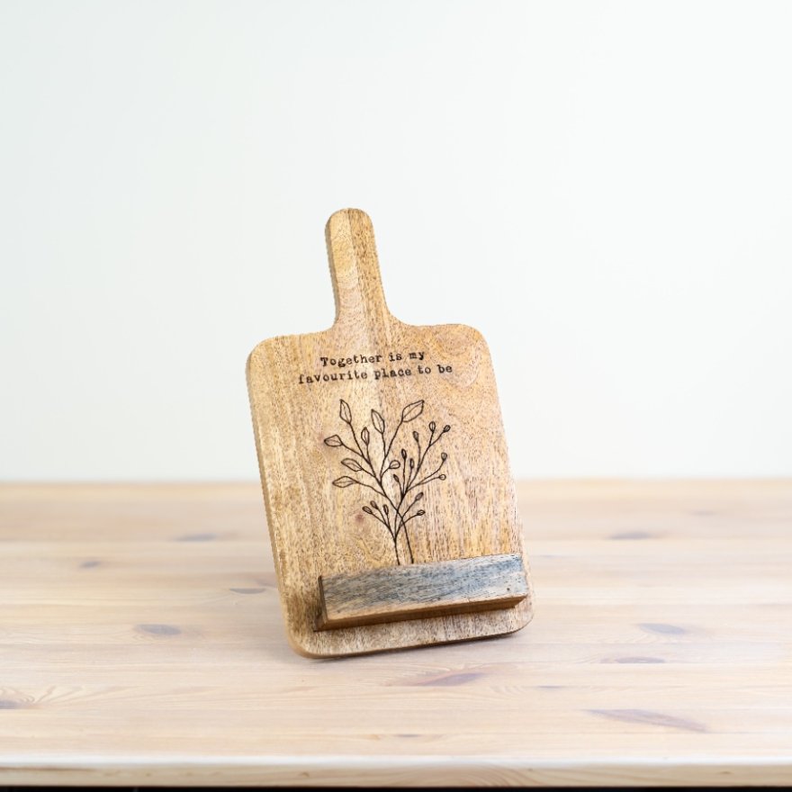 32cm Tree Design Chopping Board on Stand