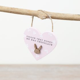 Handcrafted heart plaque with jute twine for charming wall decor.