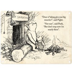 Bring a whimsical touch to your space with our Winnie The Pooh Mini Sign! Perfect for any fan! Only a few left!