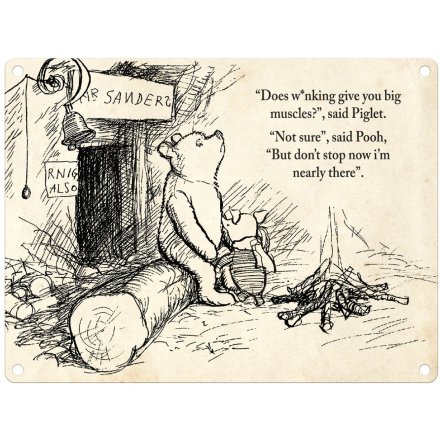 Winnie The Pooh Nearly There fridge Magnet