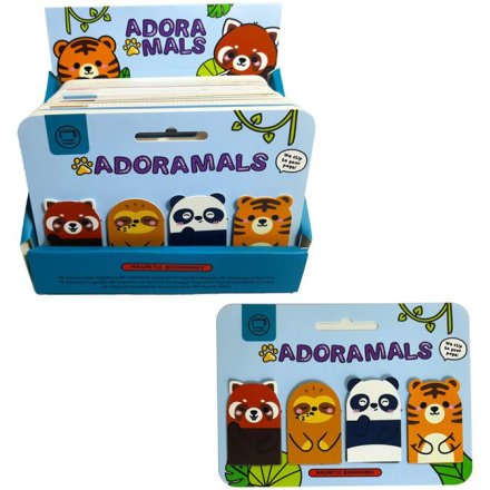 Adoramals Wild Shaped Magnetic Bookmark Set